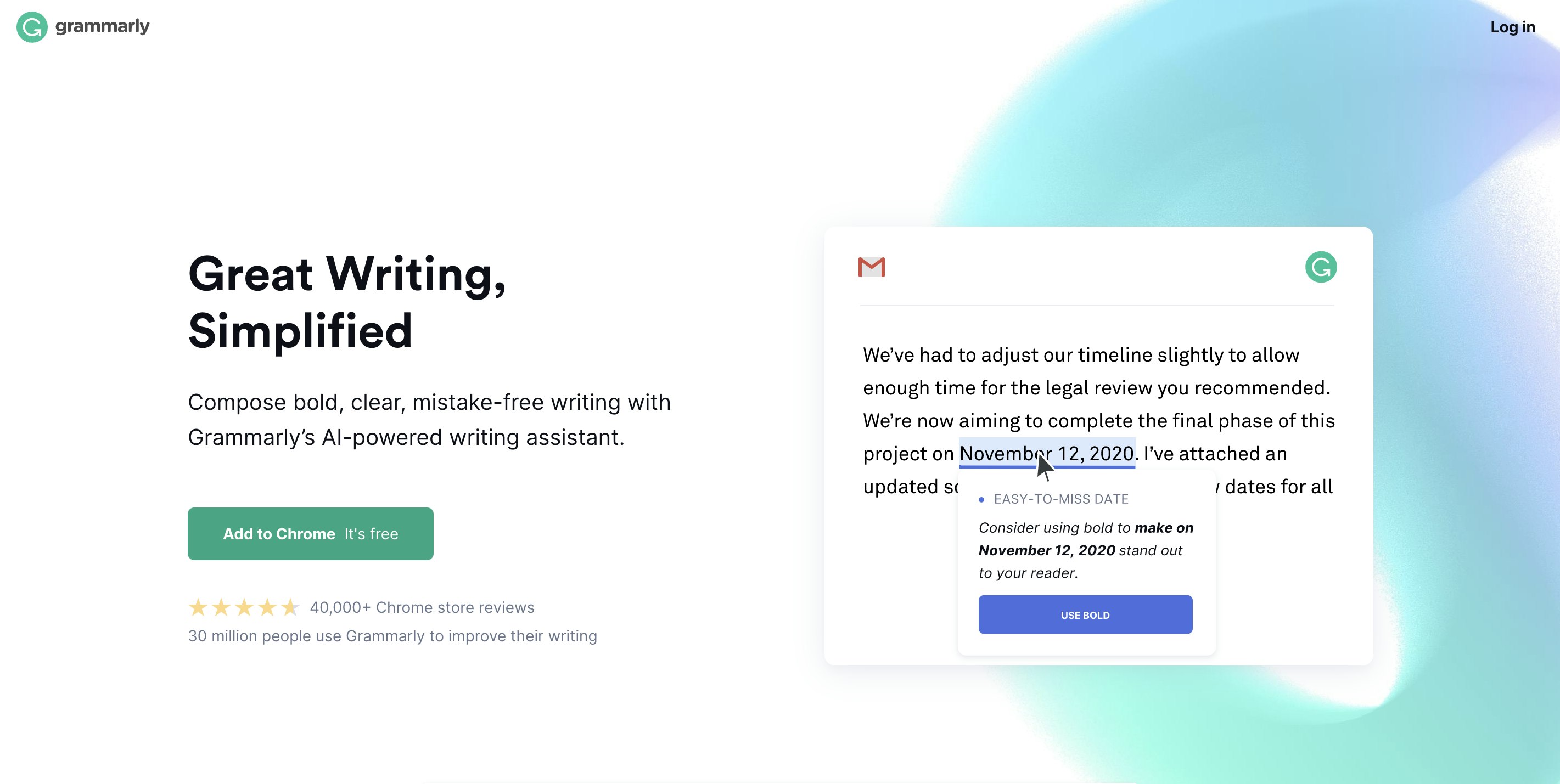 Grammarly value proposition