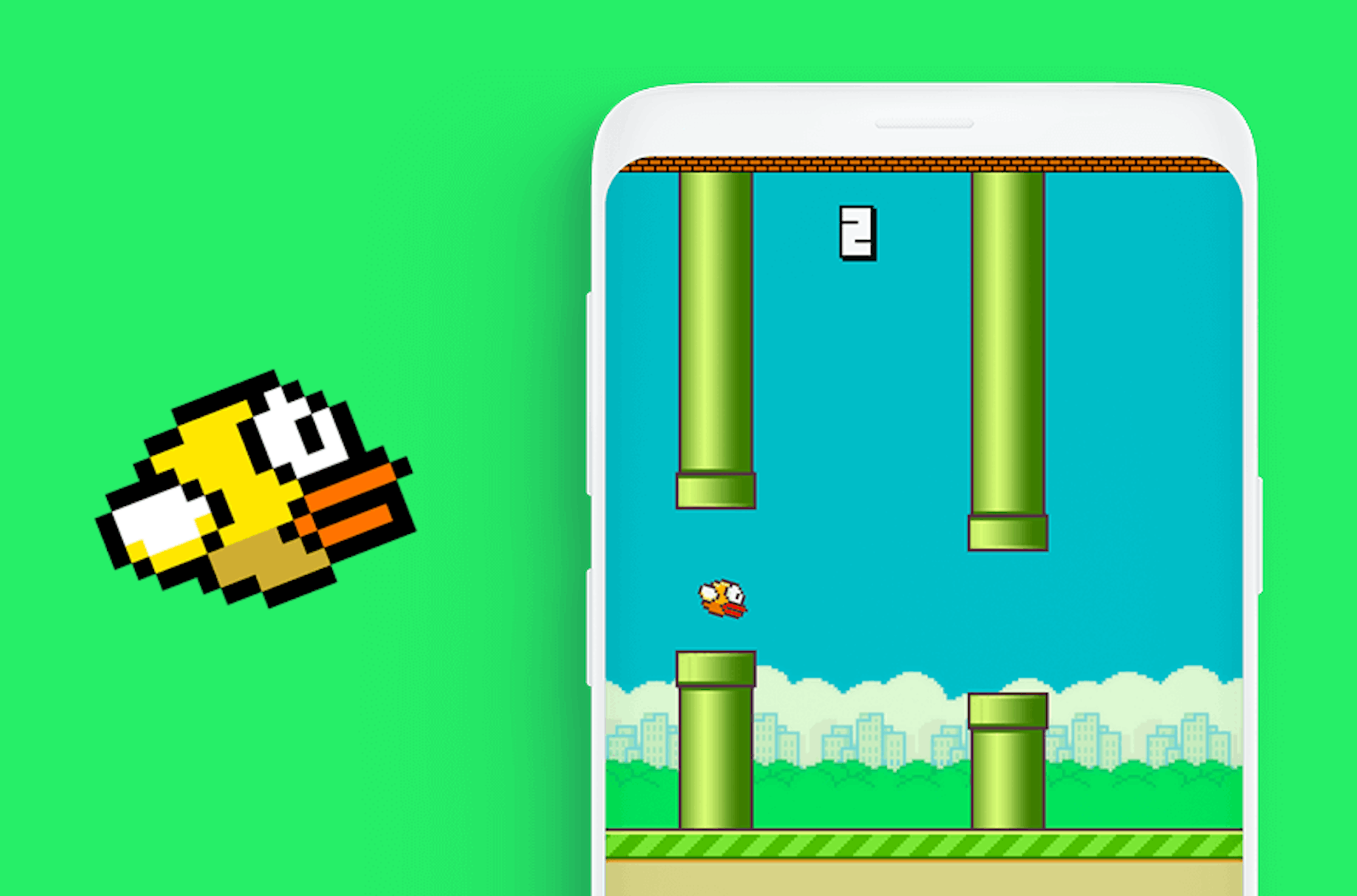 The popular mobile game flappy bird, was recreated in a PWA to show that you dont need to install games anymore.