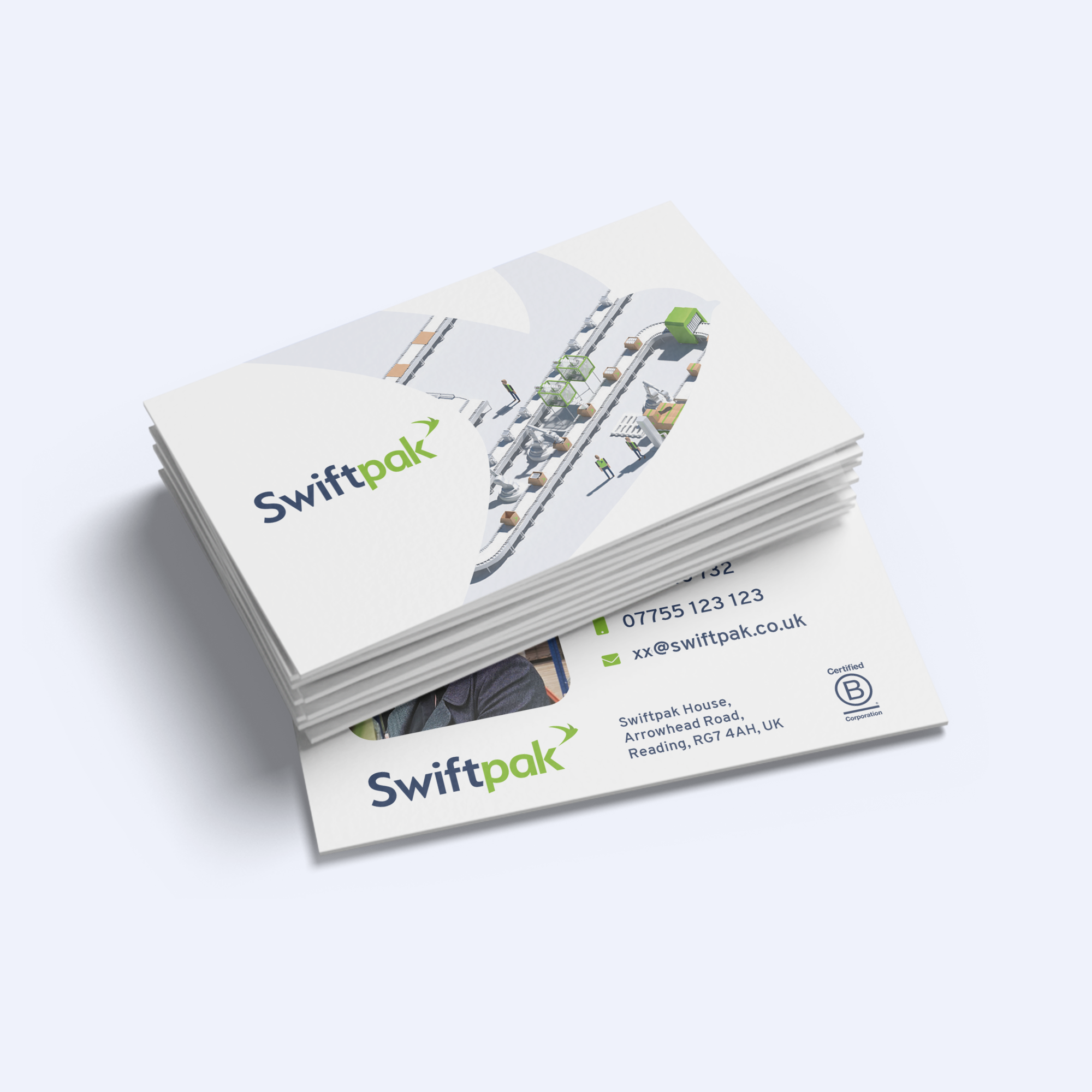 Swiftpak business cards